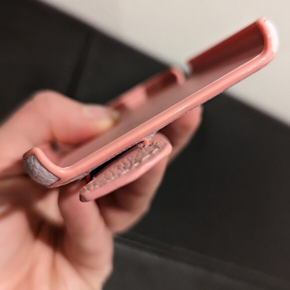 Kate Spade New York Grommet Hand Strap Stand iPhone Xs iPhone X Case Pink - Picture 11 of 12